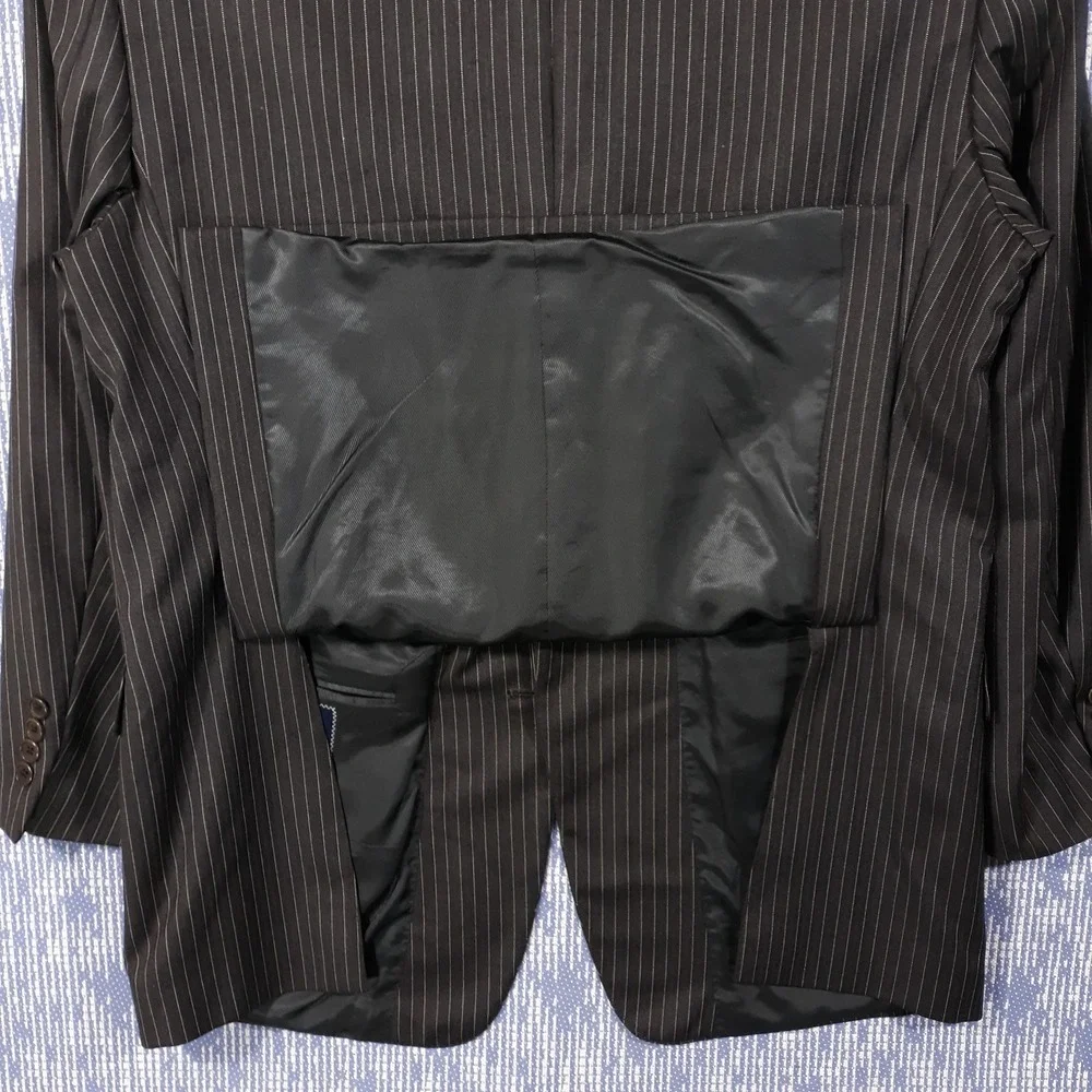 Daniel Cremieux Loro Piana Blazer Suit Jacket Mens Size 42 R Wool Black 3-Button